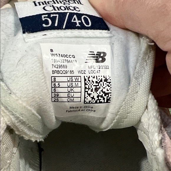 New Balance 57/40 Sneakers in Stone Pink Sea Salt Color - Picture 5 of 7